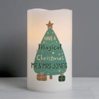 Personalised Have A Magical Christmas LED Candle Extra Image 2 Preview